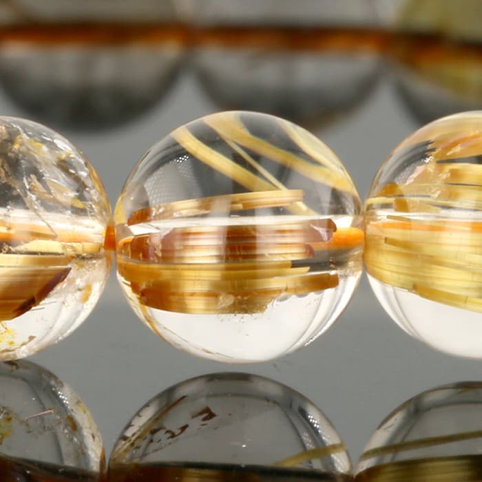 タイチンルチル ブレスレット 8mm玉 No.42 [ 画像現物・一点物