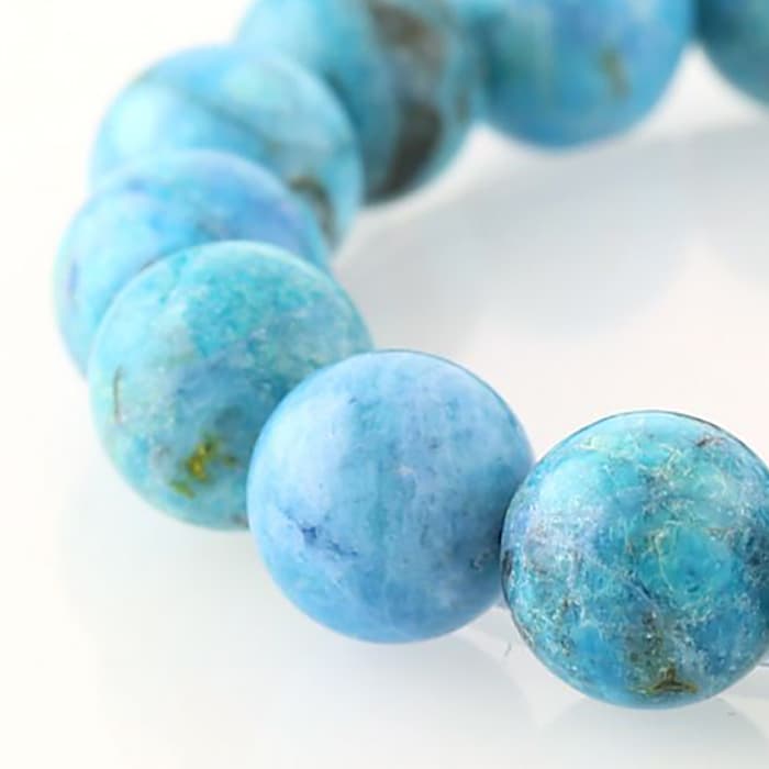 【希少】ブルーオパール　ブレスレット ブルーオパール ブレスレット 11.5mm玉 No.35 [ 画像現物・一点物