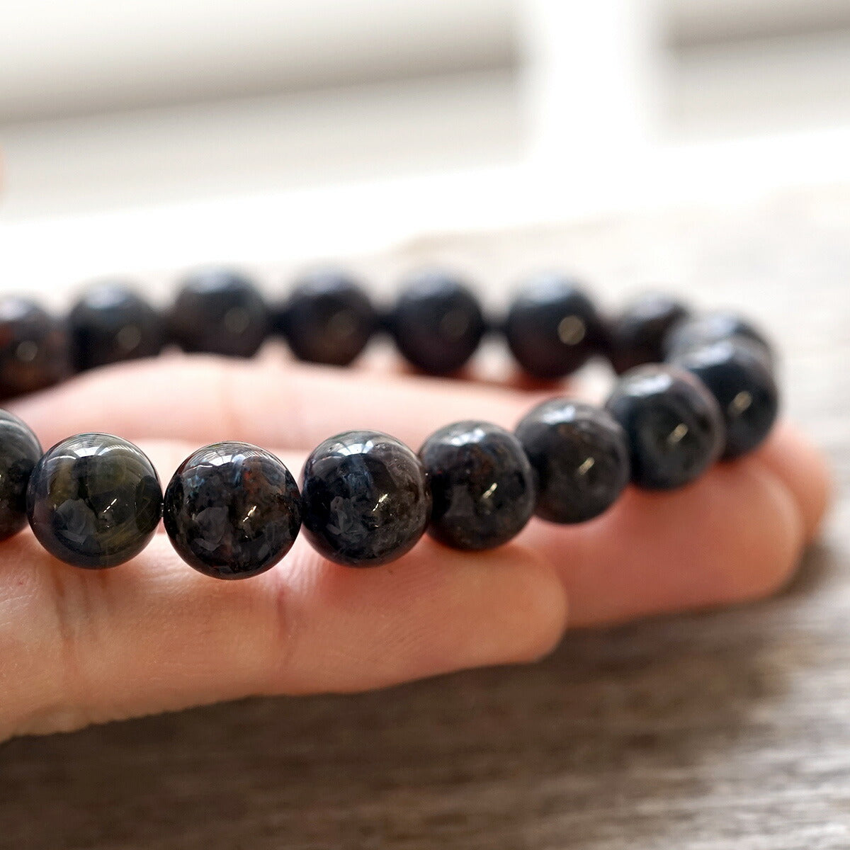 ブルーピーターサイト ブレスレット 11mm玉 No.5 最高級5A [ 画像現物