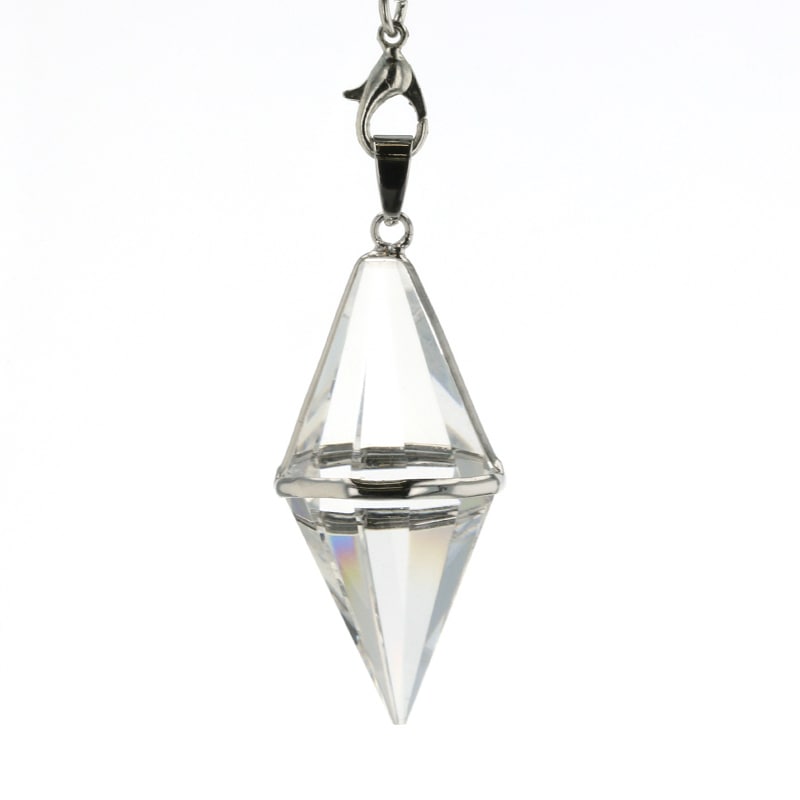ペンデュラム【天然クリスタル（水晶）】ポーチ付き