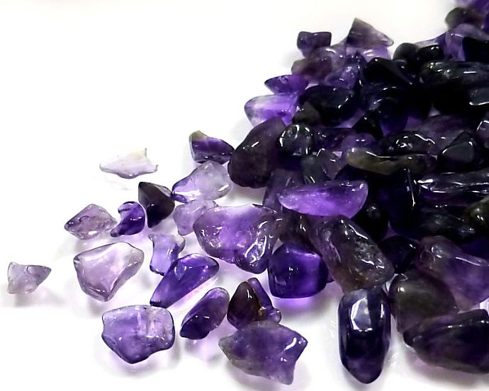アメジスト Type.1 さざれチップ 100g 【浄化・エネルギーチャージに】