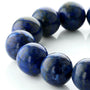 ラピスラズリ ブレスレット 20mm玉 No.49 4A   [ 画像現物・一点物 ]  パワーストーン 天然石 FORESTBLUE フォレストブルー 【2961】