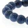【無着色】サファイア ブレスレット（タンザニア産）  7.5mm玉 No.10   [ 画像現物・一点物 ]  パワーストーン 天然石 FORESTBLUE フォレストブルー【3309】