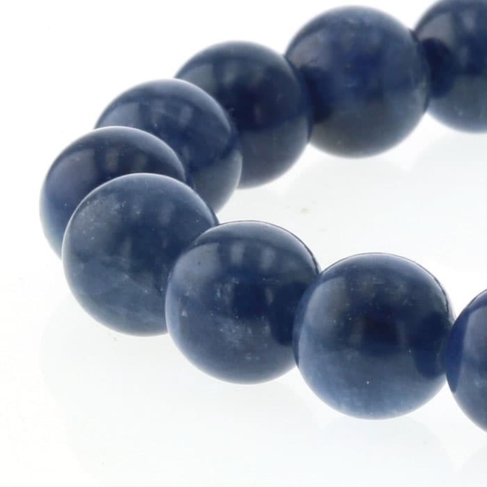 【無着色】サファイア ブレスレット（タンザニア産）  11.5mm玉 No.13   [ 画像現物・一点物 ]  パワーストーン 天然石 FORESTBLUE フォレストブルー【3312】
