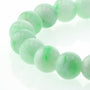 翡翠（ひすい）  ブレスレット 7mm玉 No.34   [ 画像現物・一点物 ]  パワーストーン 天然石 FORESTBLUE フォレストブルー【3727】
