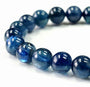 カイヤナイト (タンザニア産) 　ブレスレット 6mm玉 No.8   [ 画像現物・一点物 ]  パワーストーン 天然石 FORESTBLUE フォレストブルー【3885】