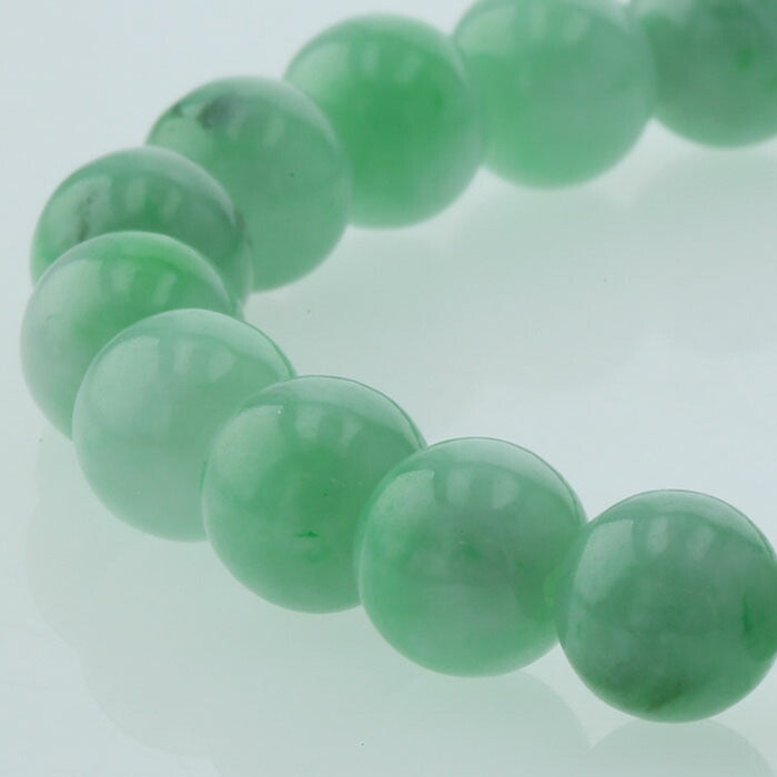 翡翠（ひすい）  ブレスレット 8mm玉 No.405A  [ 画像現物・一点物 ]  パワーストーン 天然石 FORESTBLUE フォレストブルー【4265】