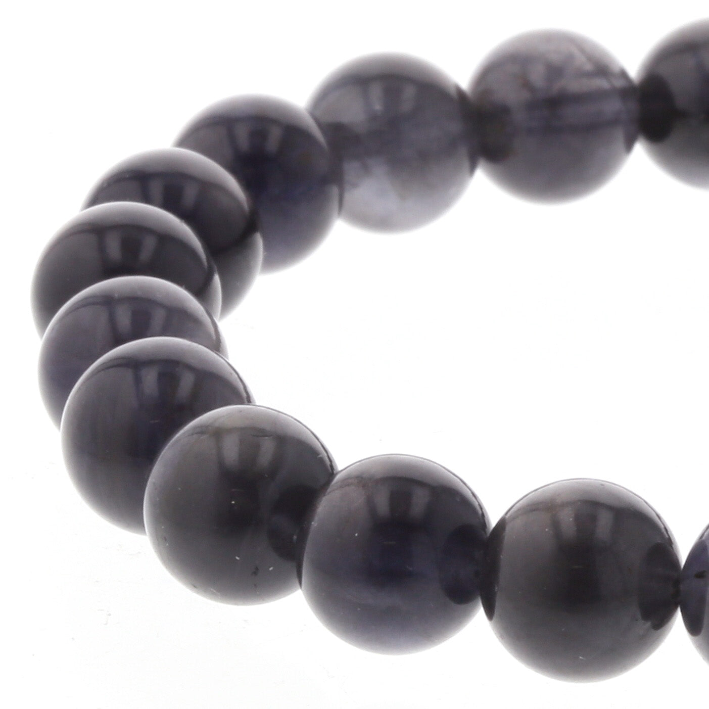 最高級（5A） ブラックスター アイオライト ブレスレット 8mm玉 No.17  [ 画像現物・一点物 ]    [ 画像現物・一点物 ]  パワーストーン 天然石 FORESTBLUE フォレストブルー【4929】
