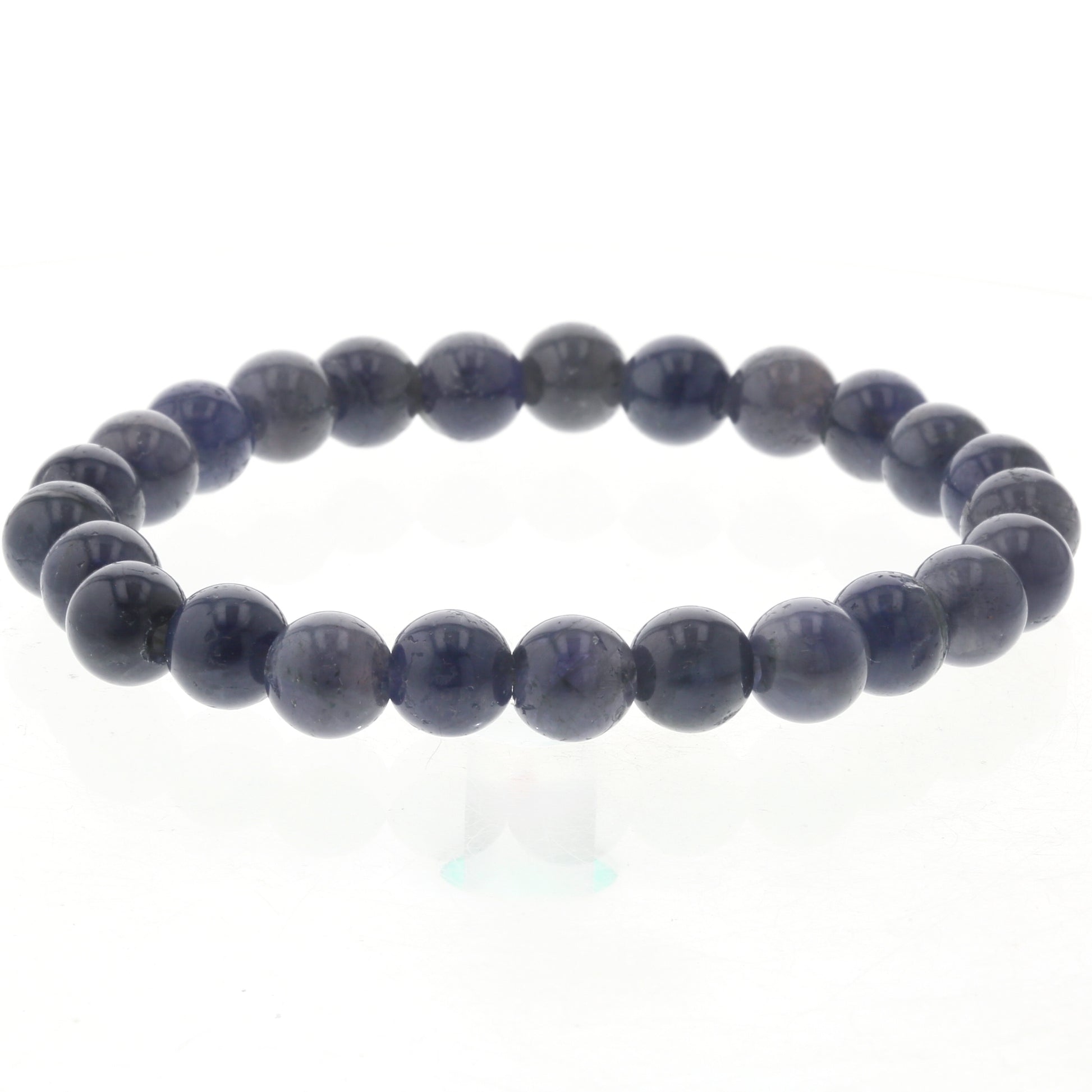 アイオライト ブレスレット 8.5mm玉 No.22  [ 画像現物・一点物 ]    [ 画像現物・一点物 ]  パワーストーン 天然石 FORESTBLUE フォレストブルー【4933】