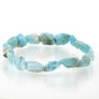 ラリマー イレギュラー ブレスレット No.35  [ 画像現物・一点物 ]   パワーストーン 天然石 FORESTBLUE フォレストブルー【4986】