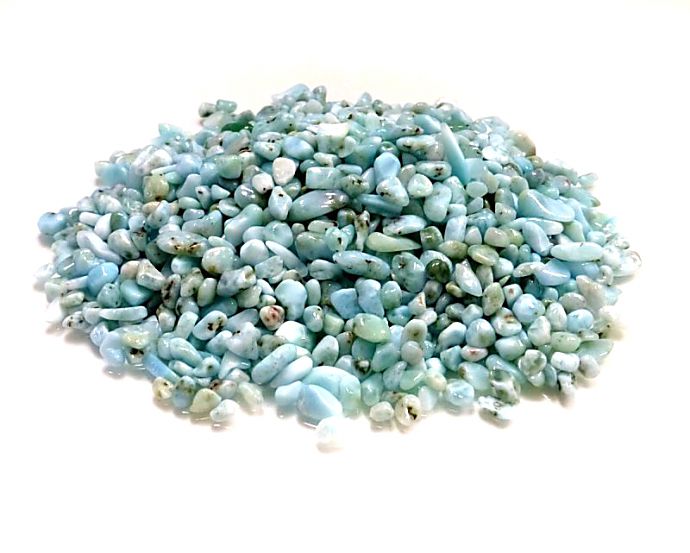 ラリマー （5A） さざれチップ (Sサイズ） 100g 【浄化・エネルギーチャージに】