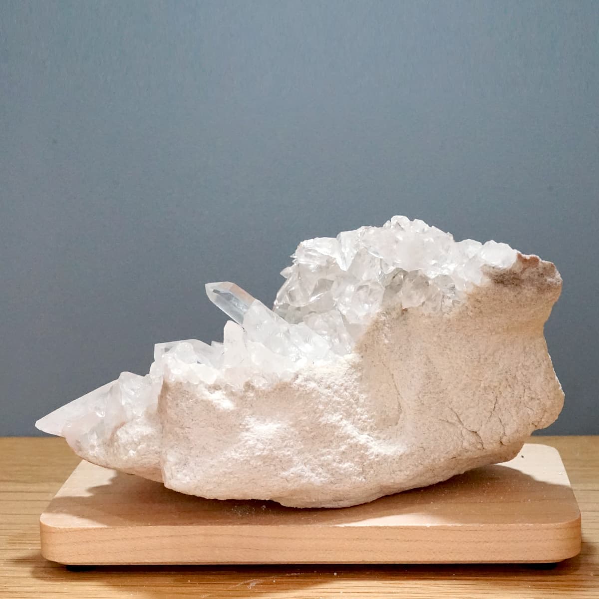 ヒマラヤ水晶 クラスター・原石（クル渓谷） No.14  [ 画像現物・一点物 ]    [ 画像現物・一点物 ]  パワーストーン 天然石 FORESTBLUE フォレストブルー【5428】