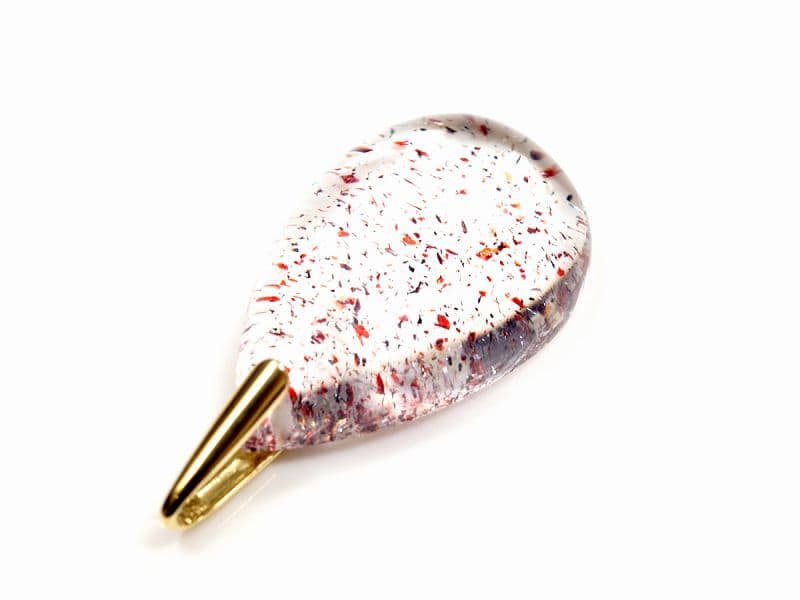 ストロベリークォーツ（スーパーセブン）  ペンダントトップ （18金イエローゴールド） No.53  [ 画像現物・一点物 ]  パワーストーン 天然石 FORESTBLUE フォレストブルー【5735】