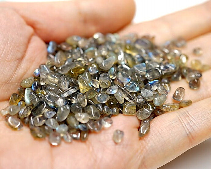 ラブラドライト さざれチップ 100g 【浄化・エネルギーチャージに】
