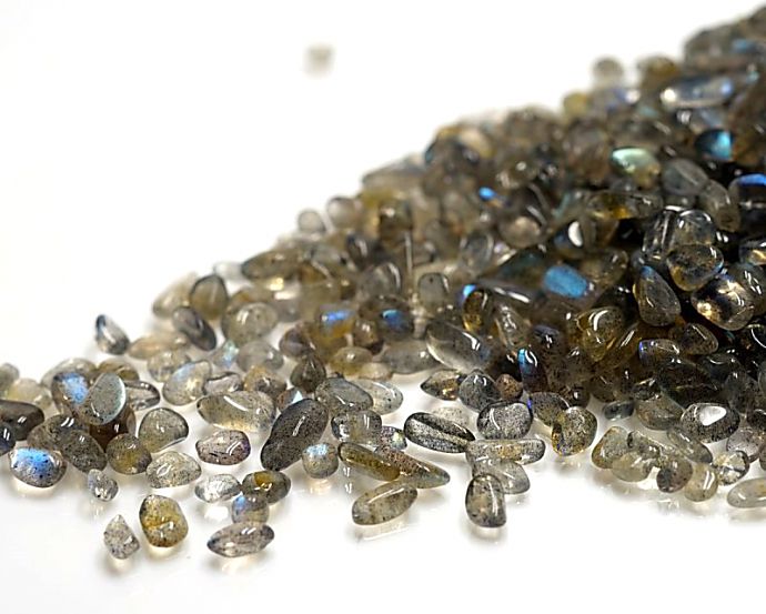 ラブラドライト さざれチップ 100g 【浄化・エネルギーチャージに】