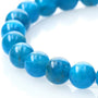 ブルーアパタイト ブレスレット 8mm玉 No.26   [ 画像現物・一点物 ]  パワーストーン 天然石 FORESTBLUE フォレストブルー【6393】