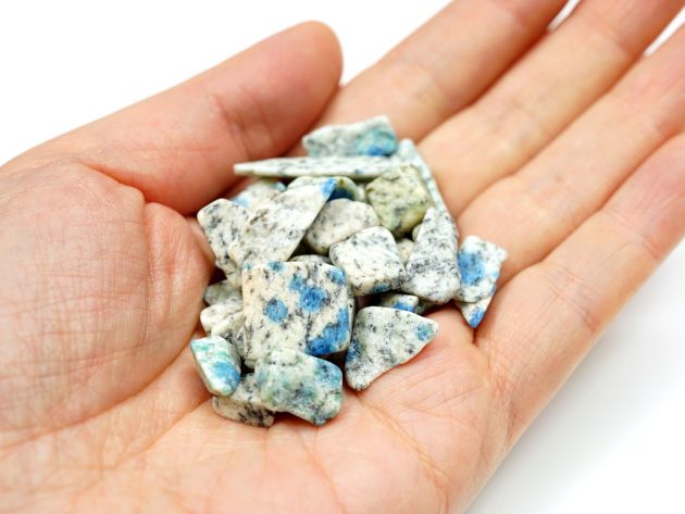 K2ブルー アズライト さざれチップ 100g 【浄化・エネルギーチャージに】