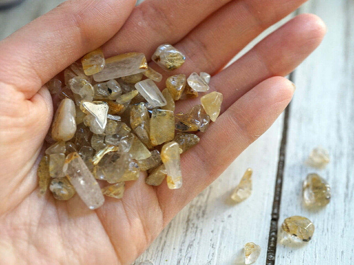 タイチンルチル さざれチップ 100g 【浄化・エネルギーチャージに】