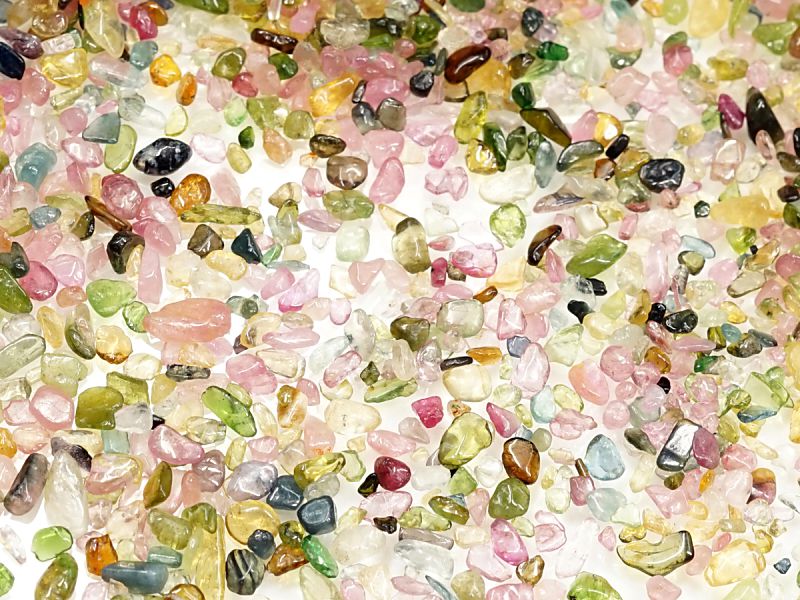 トルマリン ミックスカラー　さざれチップ 100g 【浄化・エネルギーチャージに】