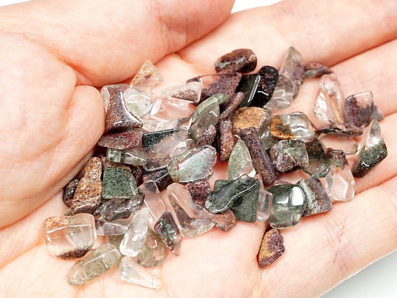 ガーデンクォーツ さざれチップ 100g 【浄化・エネルギーチャージに】