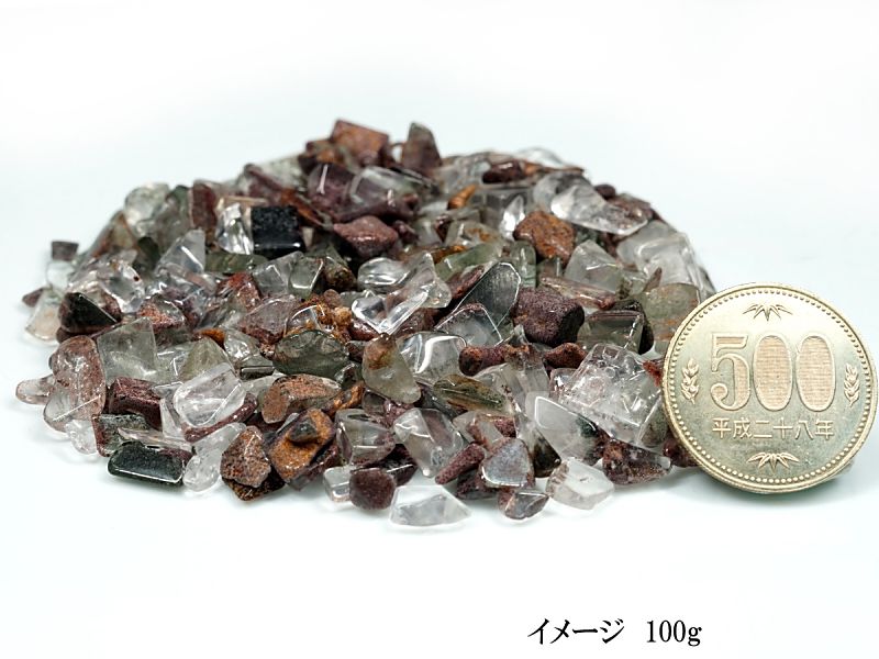 ガーデンクォーツ さざれチップ 100g 【浄化・エネルギーチャージに】
