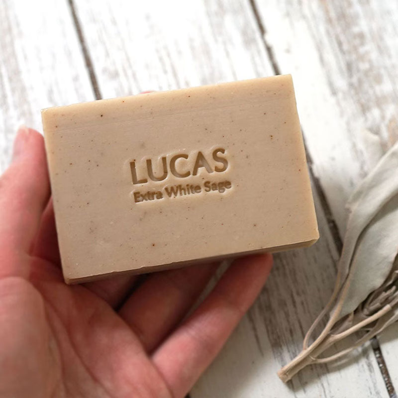 LUCAS ホワイトセージ ソープ 天然由来成分100%【全身浄化用石けん】