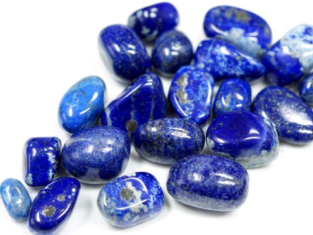 ラピスラズリ（瑠璃） タンブル (Mサイズ） 100g 【浄化・エネルギーチャージに】