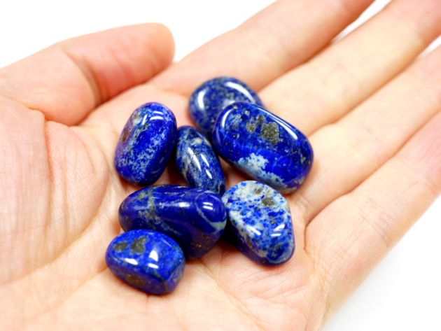 ラピスラズリ（瑠璃） タンブル (Mサイズ） 100g 【浄化・エネルギーチャージに】