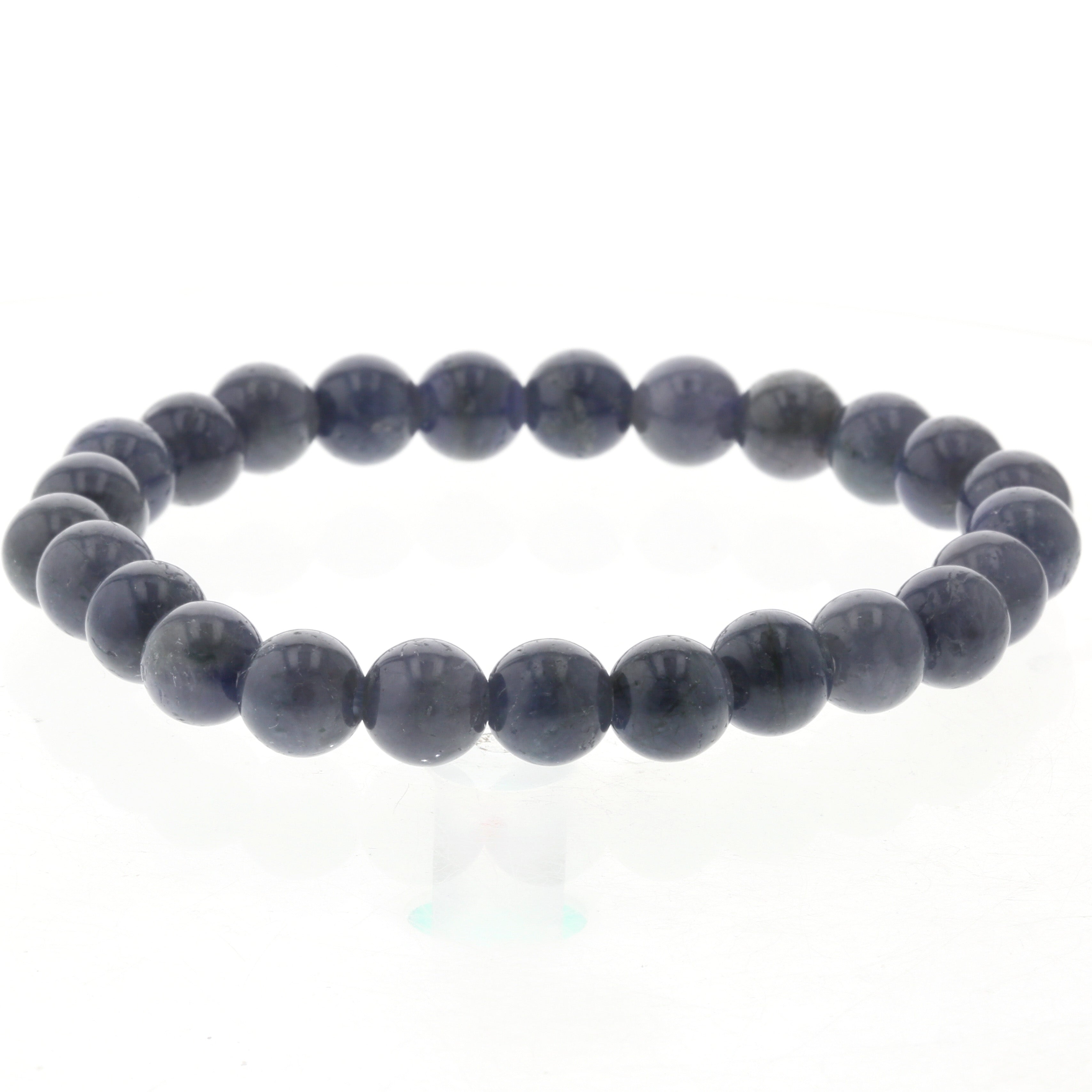 アイオライト ブレスレット 8.5mm玉 No.25  [ 画像現物・一点物 ]    [ 画像現物・一点物 ]  パワーストーン 天然石 FORESTBLUE フォレストブルー【7119】