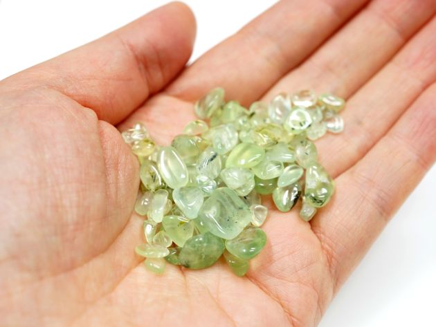 プレナイト さざれチップ 100g 【浄化・エネルギーチャージに】