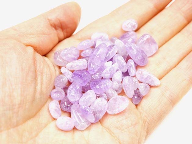 ラベンダーアメジスト さざれチップ (Mサイズ） 100g 【浄化・エネルギーチャージに】