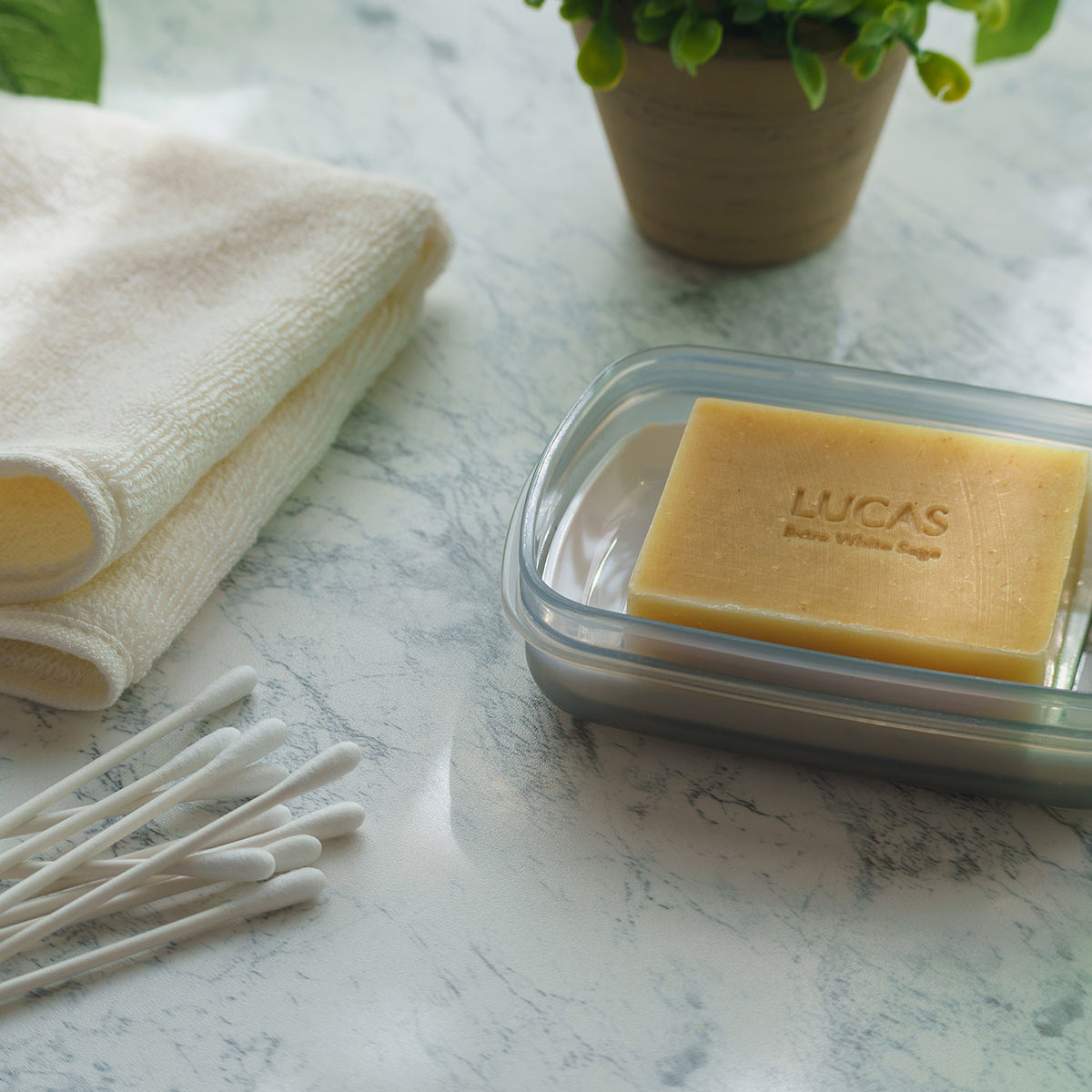 LUCAS ホワイトセージ ソープ 天然由来成分100%【全身浄化用石けん】