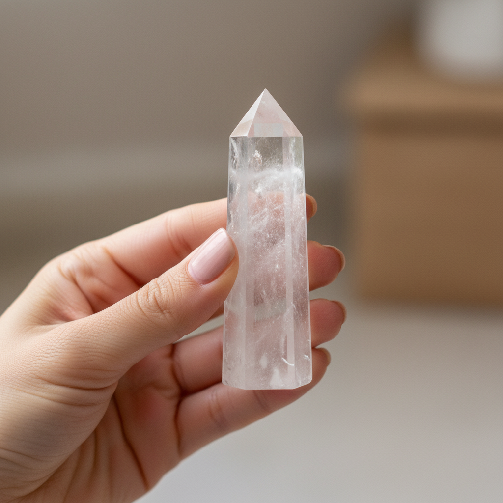 水晶 六角柱(クリスタルポイント)7-9cm |浄化・ヒーリング・風水 水晶 六角柱(クリスタルポイント)7-9cm |浄化・ヒーリング・風水
