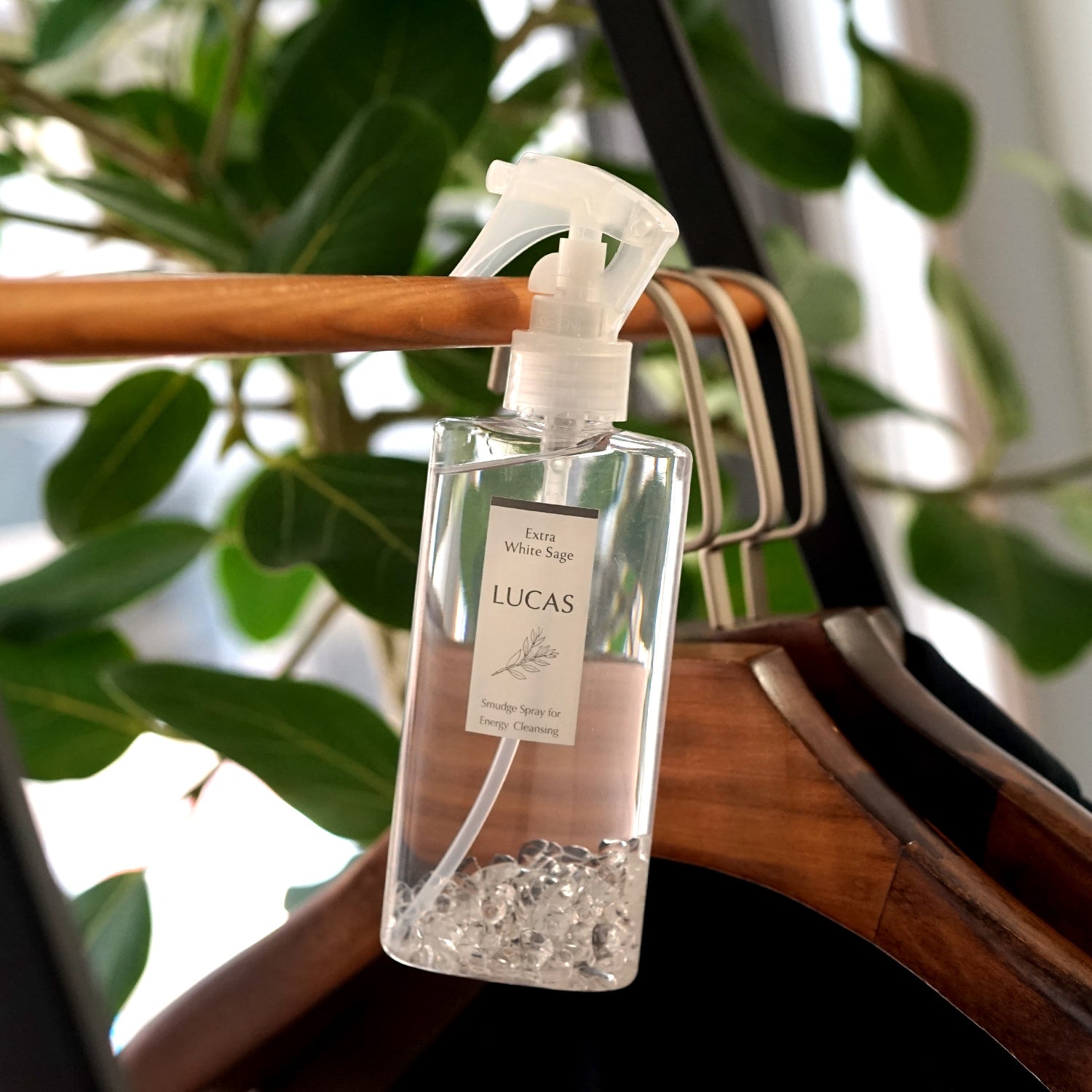 ホワイトセージ 浄化スプレー ルカス 【ガンタイプ 130ml 】天然由来成分100%