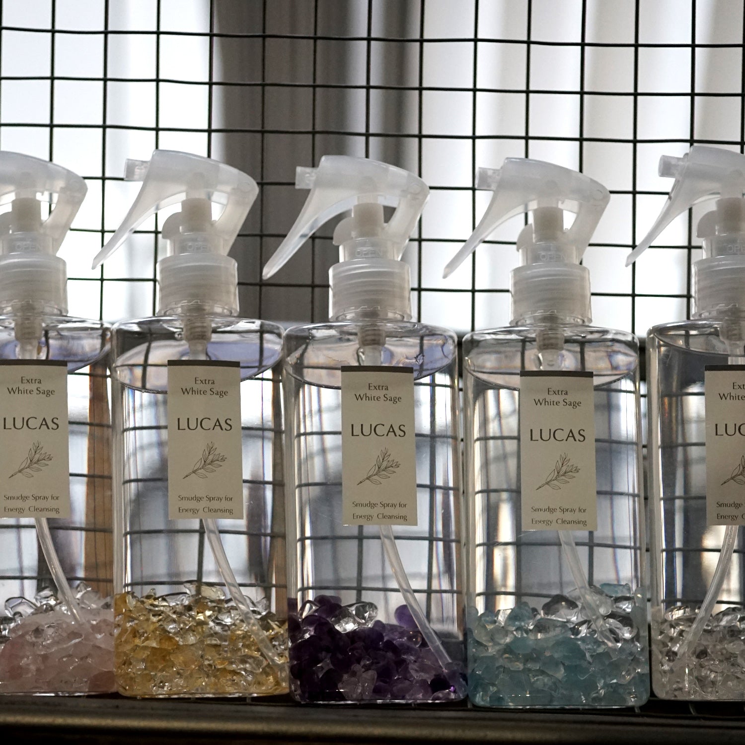 ホワイトセージ 浄化スプレー ルカス 【ガンタイプ 130ml 】天然由来成分100%