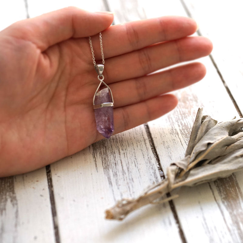 ペンデュラム ペンダント【アメジスト】ポーチ付き
