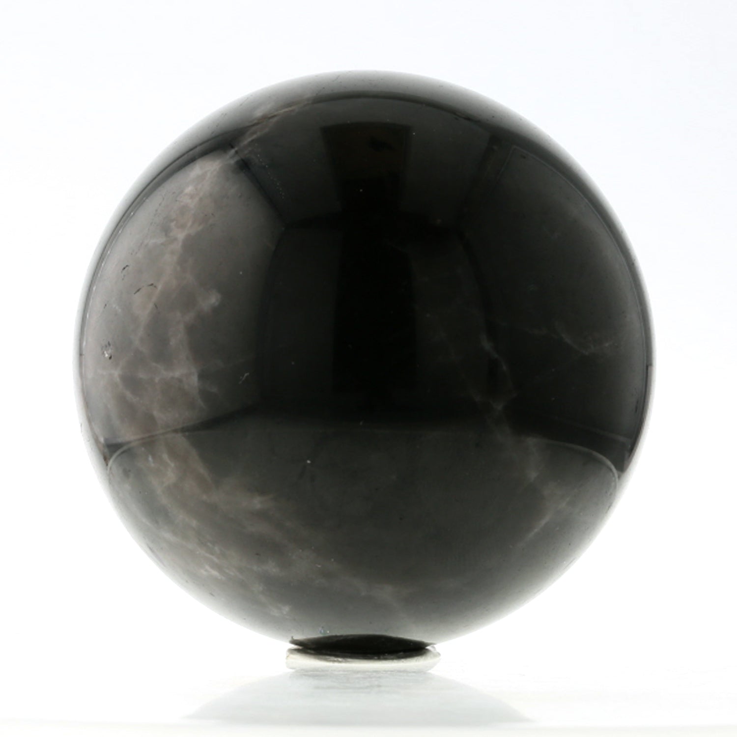 黒水晶 モリオン 丸玉・スフィア 約70mm｜強力な魔除けと空間守護のパワーストーン