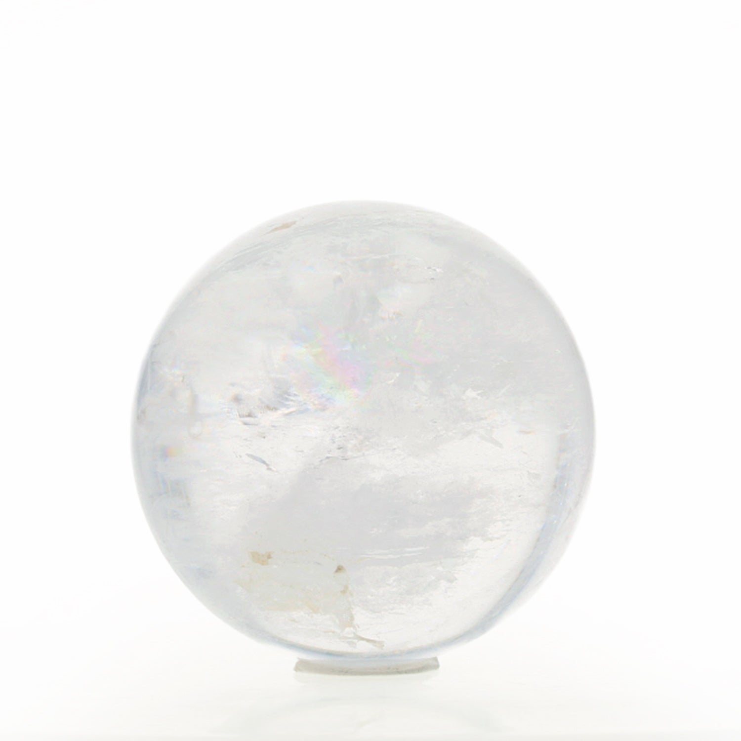 レインボー水晶 丸玉・スフィア 約50mm｜虹入りクリスタル｜浄化・開運・風水インテリア